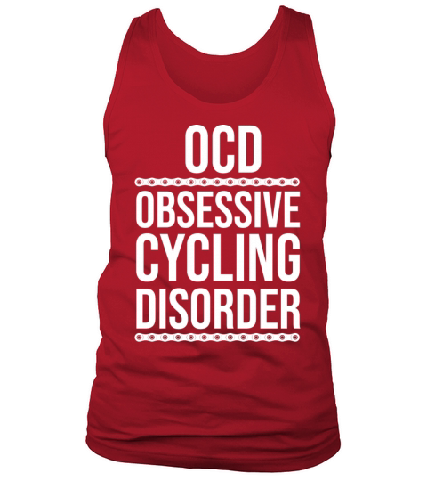 OCD Cycling Bike Funny Cyclist Triathlon Dad Gift Tank Top Unisex