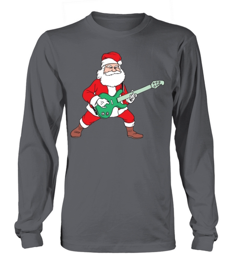 Rock and Roll Santa Women's Long Sleeve