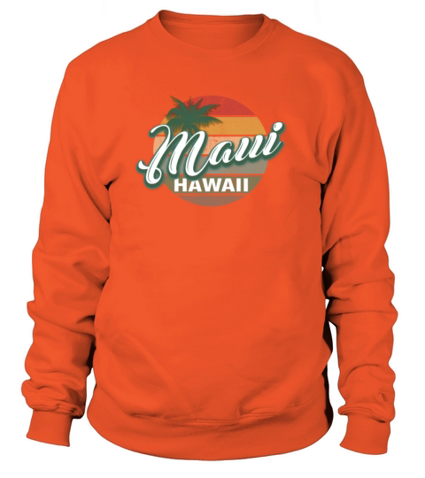 Maui Hawaii Retro Classic Vintage Design Women's Sweatshirt