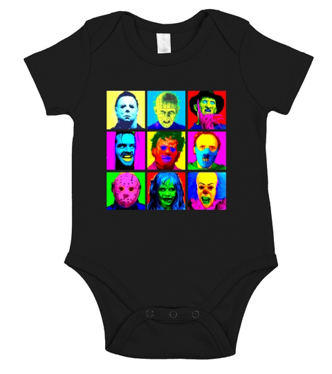 Horror Short Sleeve Baby One-Piece