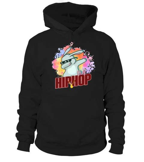Happy Easter Kids Hop Dabbing Bunny Hoodie Unisex