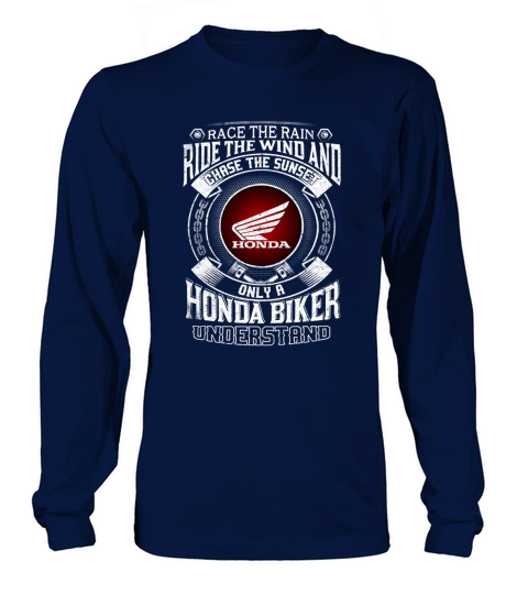 RACE THE RAIN HONDA Long sleeved Unisex