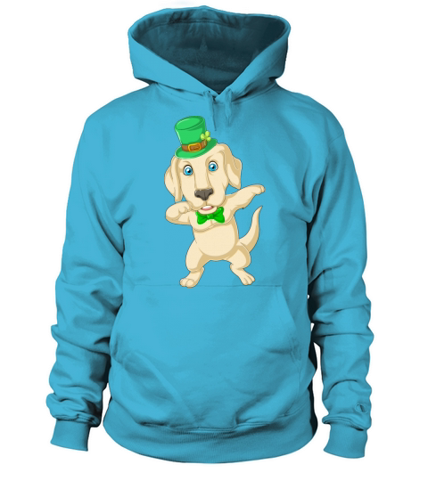 dabbing labrador st patricks day Women's Hoodie