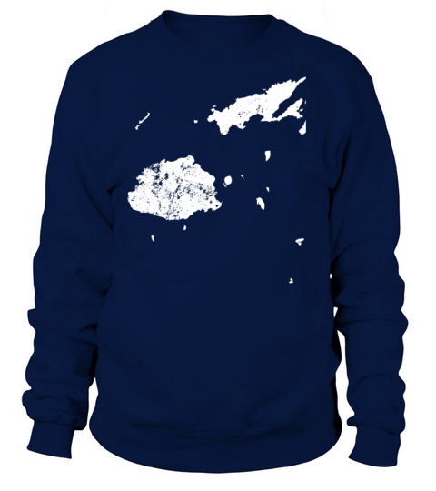 Fiji Plain Map Women's Sweatshirt