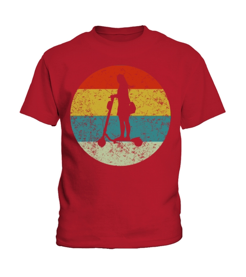 Retro vintage scoter Kids T-Shirt