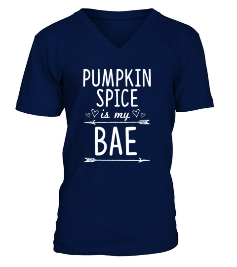 Pumpkin Spice Is my BAE Men's V-Neck T-shirt