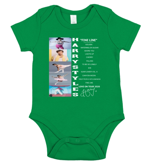 HARRY STYLES Short Sleeve Baby One-Piece