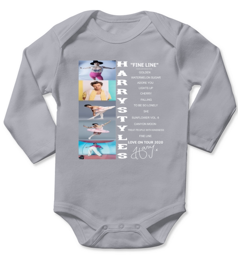 HARRY STYLES Long Sleeve Baby One-Piece