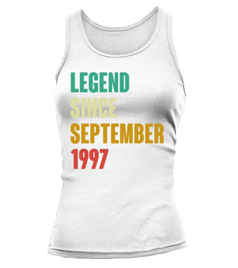 September 1997 25th Birthday 25 Years Old Bday Gi Tank top Woman