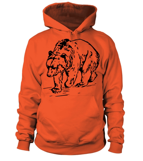 grizzly-baer-von-vorne-bo Women's Hoodie