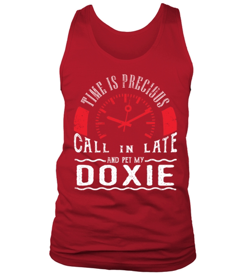 Pet Doxie Dachshund Doxen Dog Owner Gift Call In Men's Tank Top