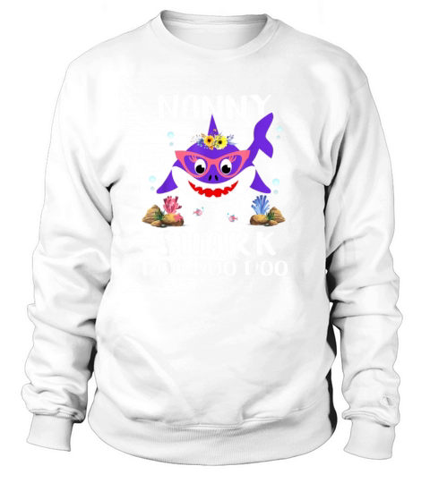 Nanny Shark Doo Doo Funny Sweatshirt Unisex