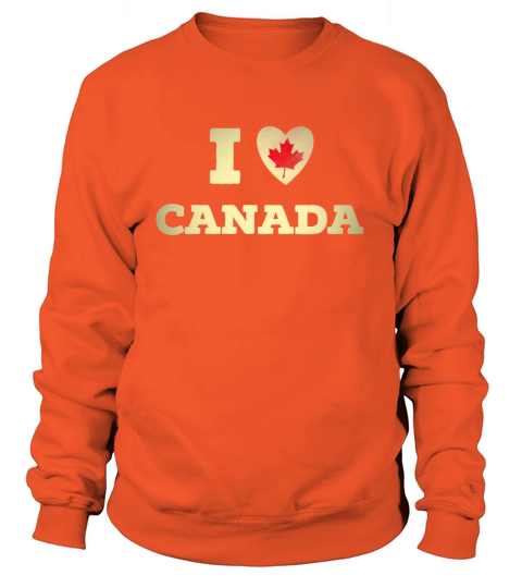 I love Canada Heart Gift IceHockey Women's Sweatshirt