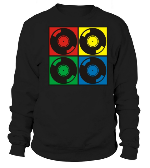Vinyl Record Sweatshirt Unisex