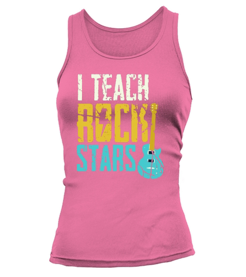 I Teach Rock Stars Electric Guitar shirt Tank top Woman