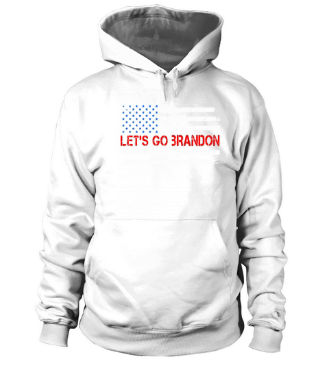 Let s Go Brandon Shirt - Vintage American Flag Women's Hoodie