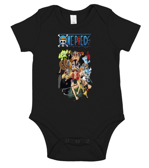one piece luffy crew n Short Sleeve Baby One-Piece