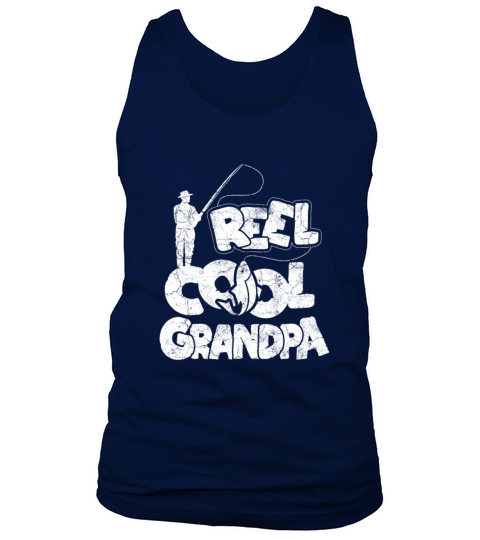 Reel Cool Grandpa Fishing T-Shirt Men's Tank Top