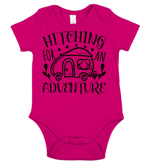 Hitching for adventure Short Sleeve Baby One-Piece