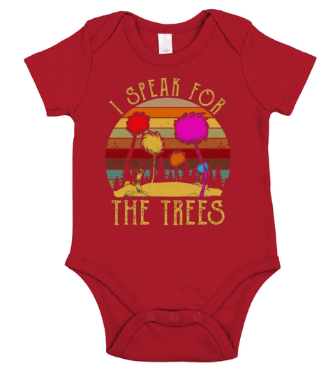 I Speak for The Trees Short Sleeve Baby One-Piece