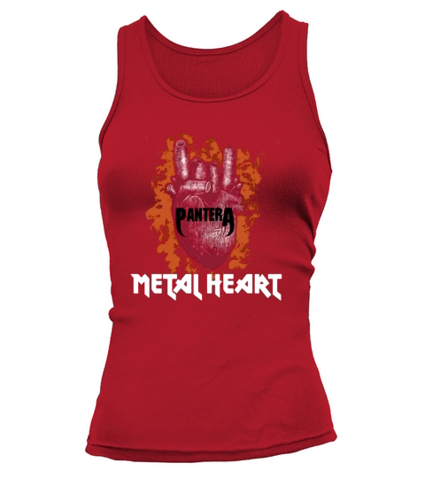 Metal heart Pantera Tank top Woman