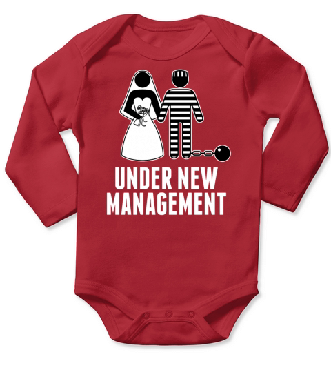 Bride Groom Party Bachelor Bachelorette Statement Long Sleeve Baby One-Piece