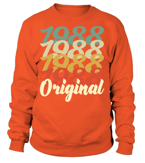 1988 retro present 32 birthday Women's Sweatshirt