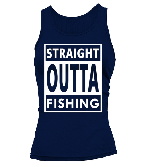 Fisherman Cool Funny Gift Straight Outta Fishing Women's Tank Top