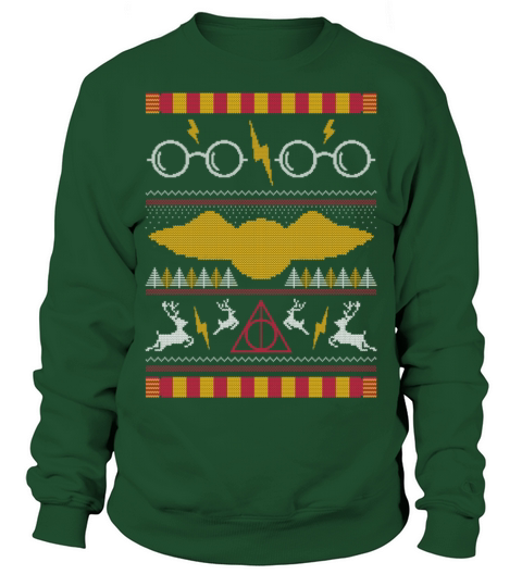 Quidditch Ugly Christmas Men's Sweatshirt