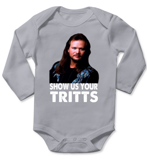 Show Us Your Tritts Portrait Art Long Sleeve Baby One-Piece