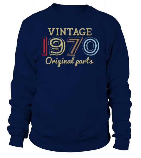 50th birthday Retro 70s 1970 Vintage Gifts Women's Sweatshirt