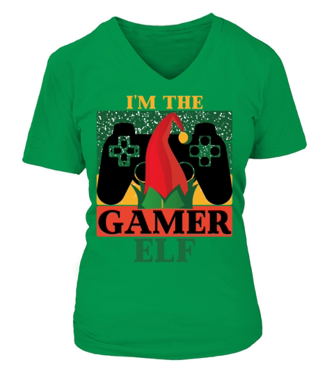 Im The Gamer Elf Matching Christmas Women's V-Neck T-shirt