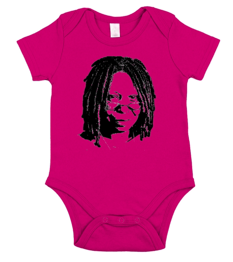 Whoopi Goldberg Portrait Short Sleeve Baby One-Piece