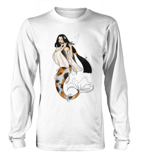 Koi Fish Mermaid Long sleeved Unisex