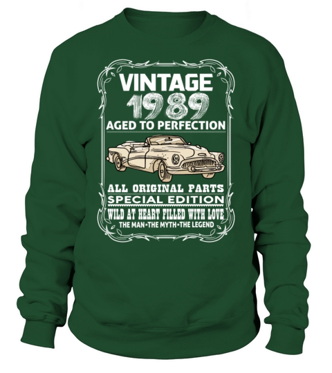VINTAGE 1989-AGED TO PERFECTION Men's Sweatshirt