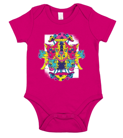 Psycadellic Psychedelic Research Volunteer DMT Short Sleeve Baby One-Piece