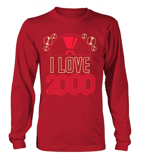 2000s Party Costume for People born 2000 Men's Long Sleeve