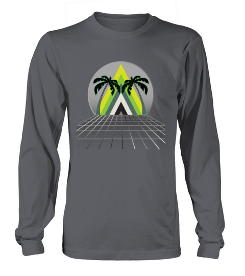 RETRO 80S CALIFORNIAN PALMS Women's Long Sleeve