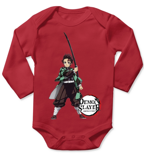 Tanjiro Kamado Demon Long Sleeve Baby One-Piece