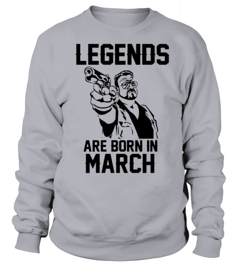 Legends are born in march Women's Sweatshirt