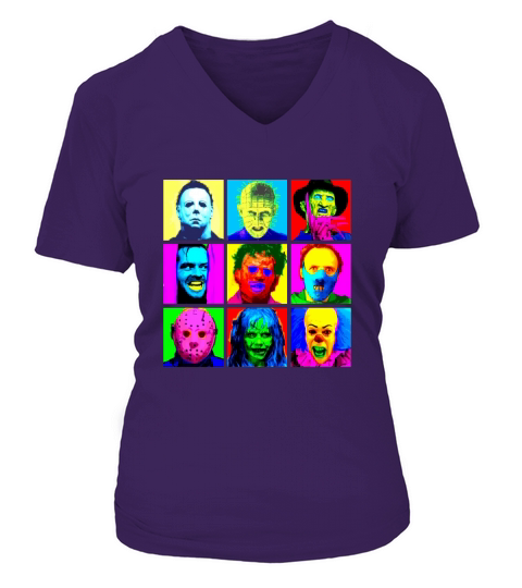 Horror V-neck T-Shirt Woman