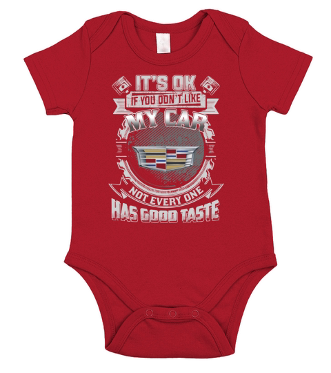 ITS OK CADILLAC Short Sleeve Baby One-Piece