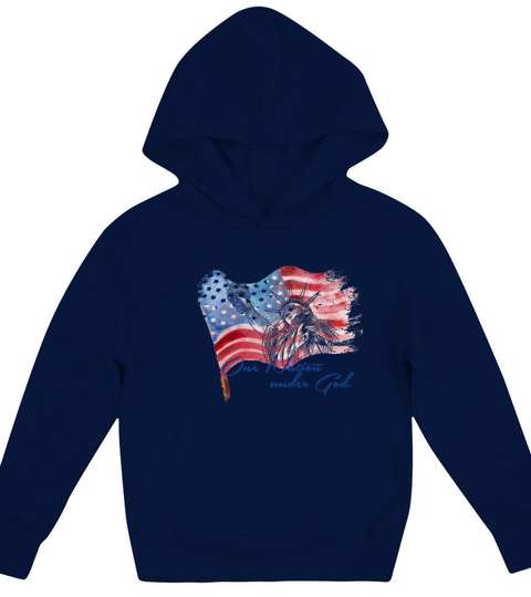 4thJULY One Nation Under God Kids Hoodie