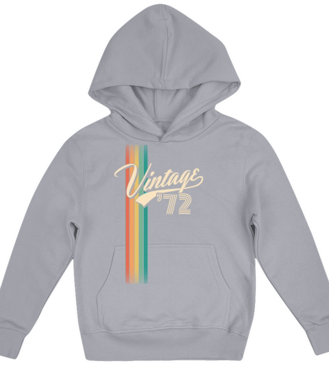 Vintage 1972 - 50 years old - 50th birthday gift Kids Hoodie