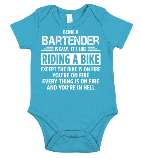 Bartender Short Sleeve Baby One-Piece