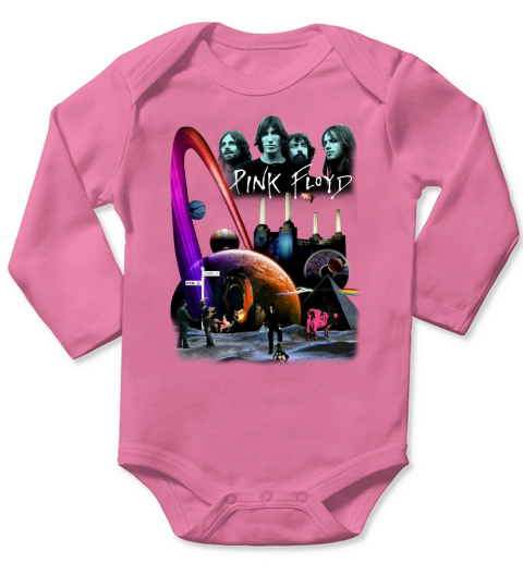 PINK FLOYD Long Sleeve Baby One-Piece