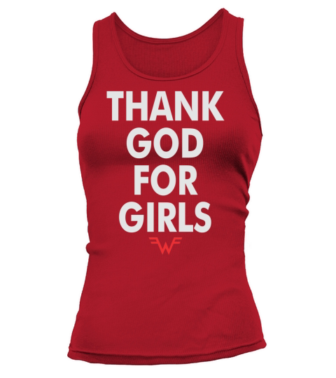 Thank God For Girls Weezer Tank top Woman