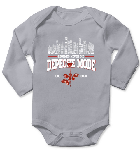 Legends Never Die Depeche Mode 1980 2020 Long Sleeve Baby One-Piece