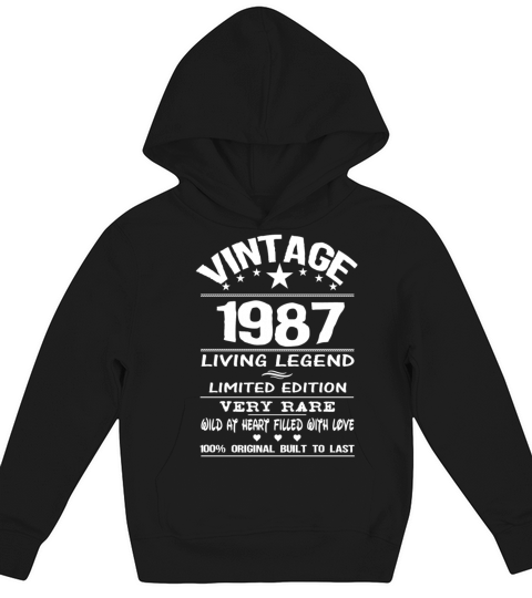 VINTAGE 1987 Kids Hoodie