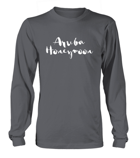 Aruba Honeymoon Modern Font Women's Long Sleeve